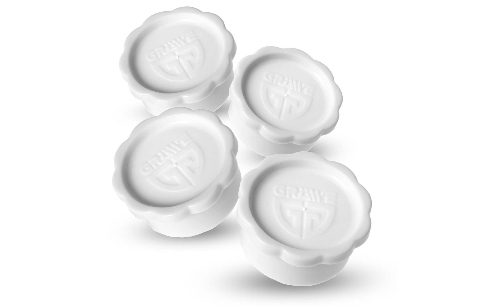 GRÄWE Wassersprudler Flasche 4er Deckel-Set für Sodastream Glasflaschen, 4er Deckel-Set für Sodastream Glasflaschen