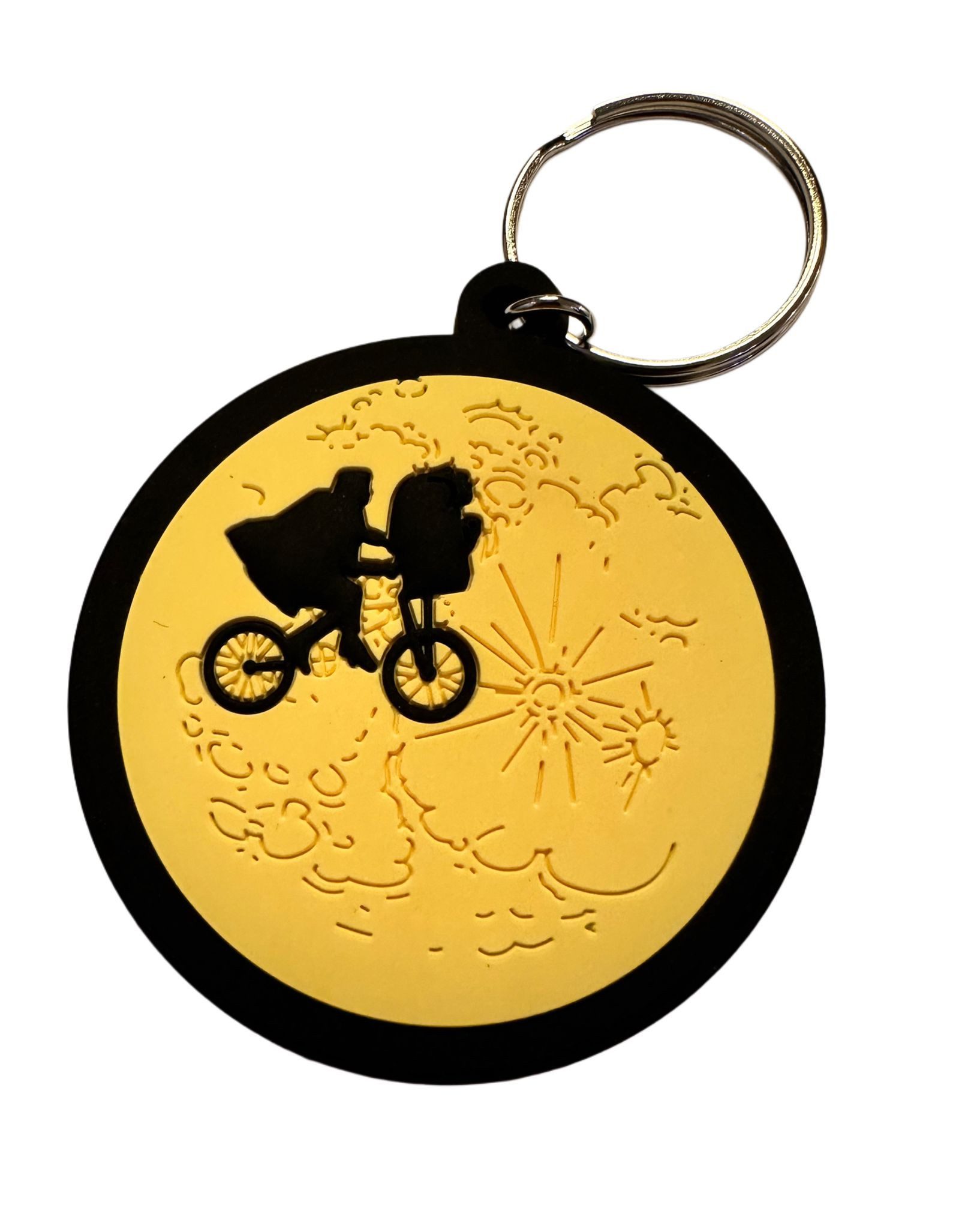 PYRAMID Schlüsselanhänger Schlüsselanhänger 5cm Kinder Mini Anhänger keychain E.T. Mond, E.T der Außerirdischeder e.t. ausserirdische