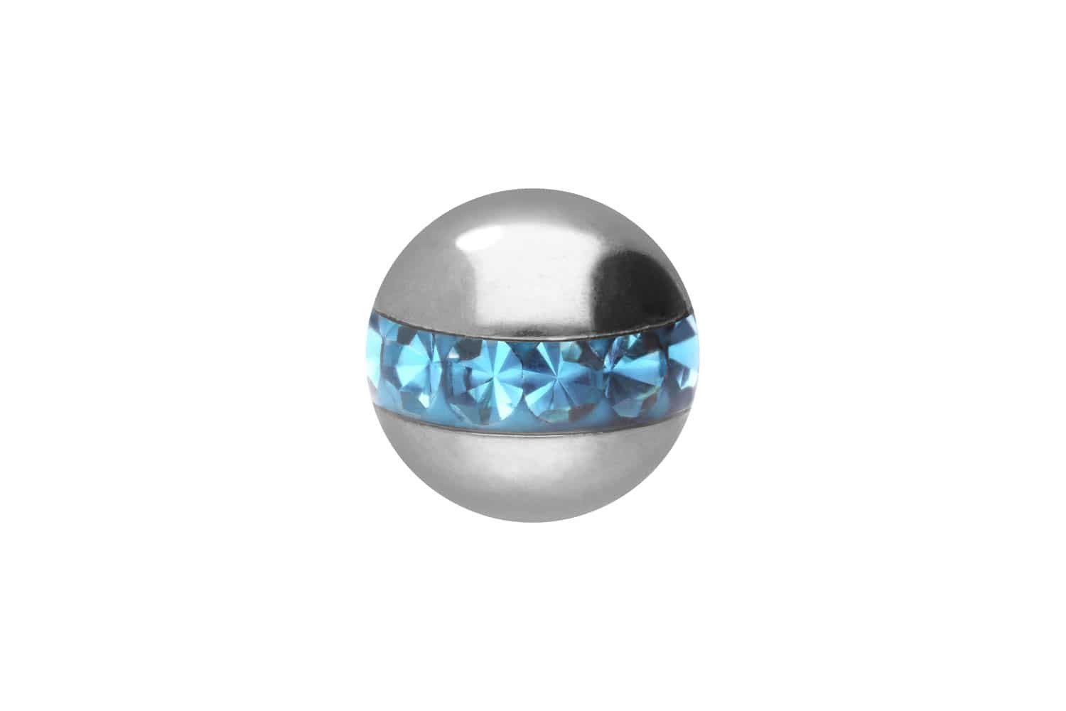 Piercing-Set Chirurgenstahl Schraubkugel EPOXY-RING
