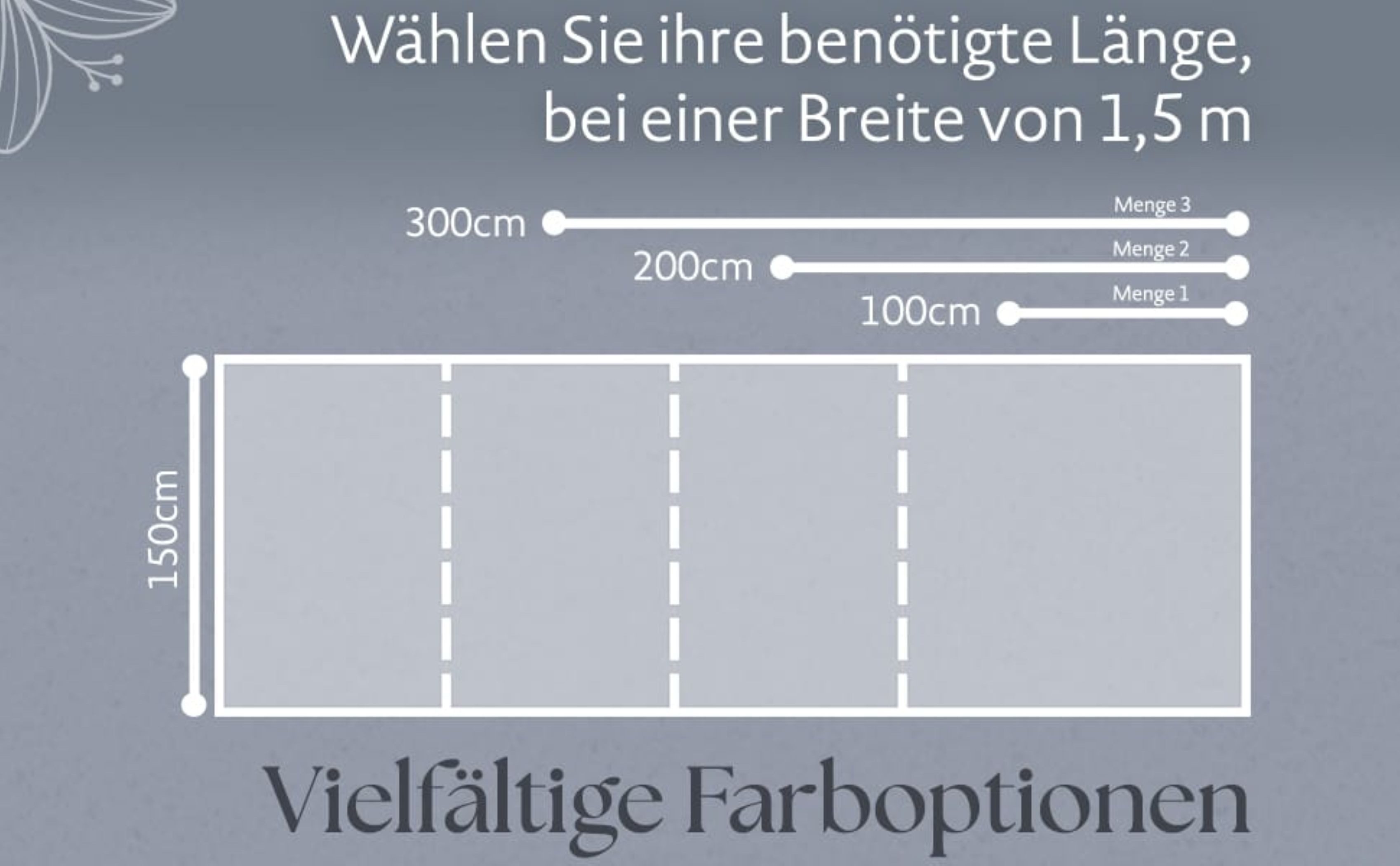 Jirex Trading Company Stoff Satin Meterware für Deko,Basteln,Kleidung 150cm breit UNI