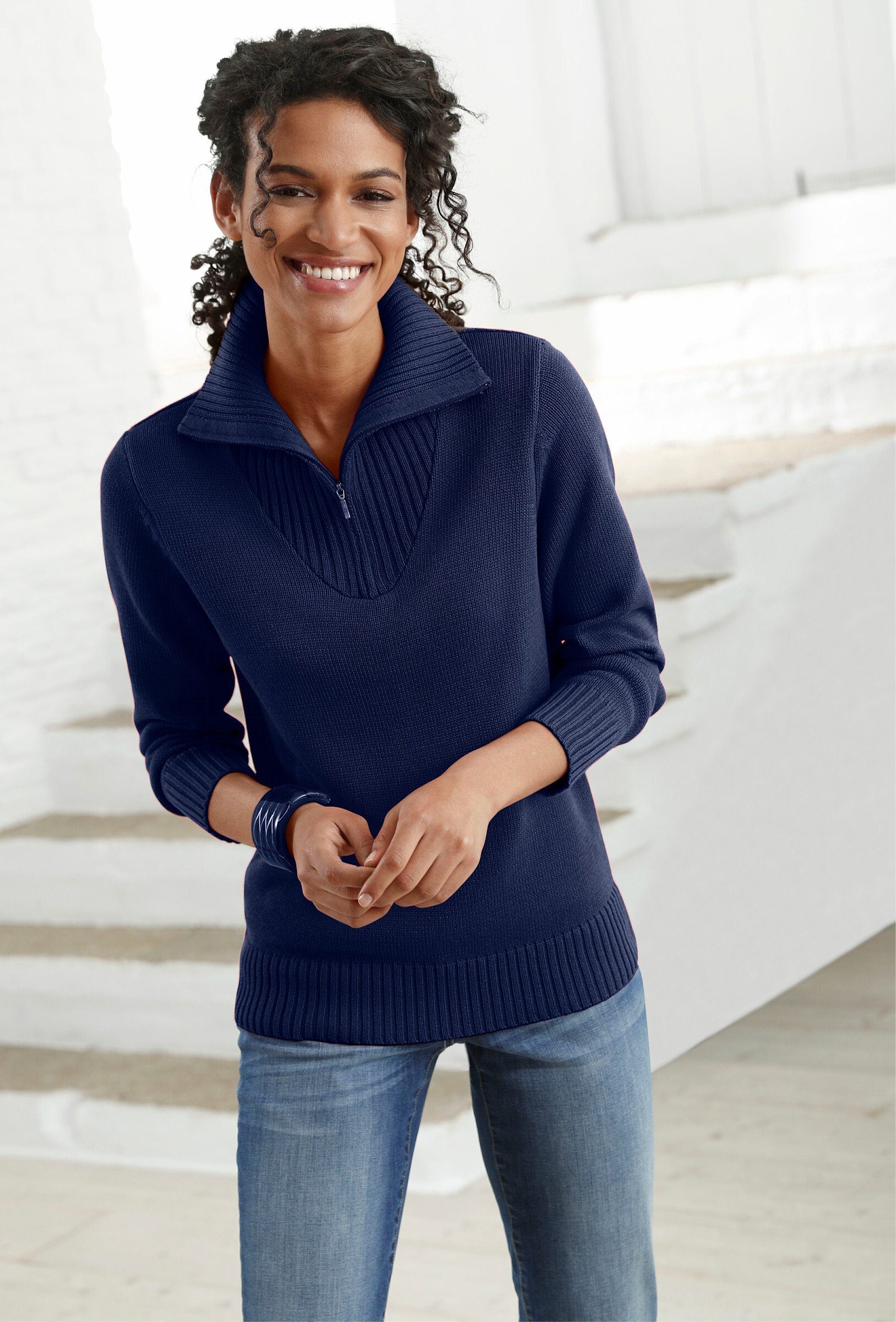 Witt Strickpullover Troyer .