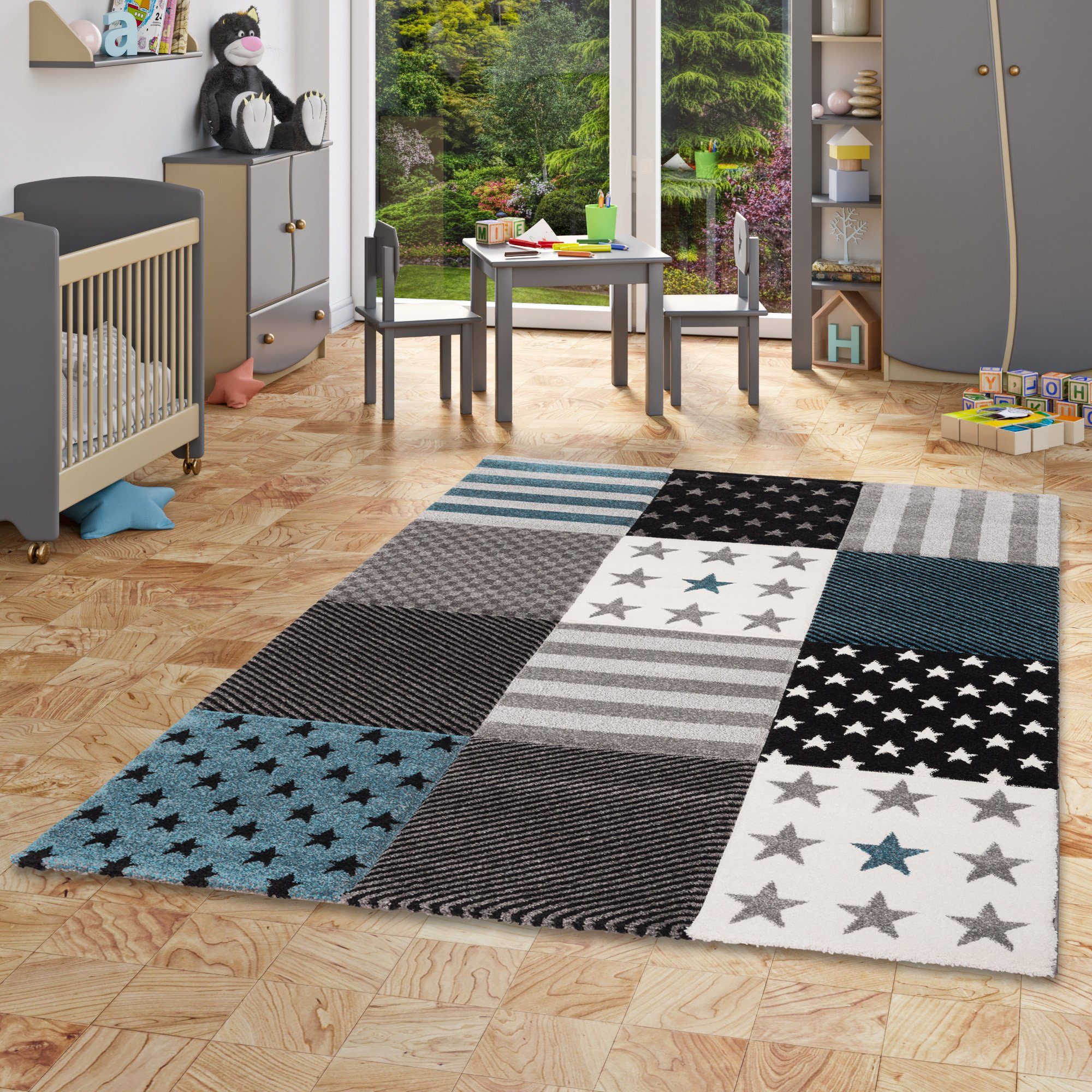 Pergamon Kinderteppich Kinder und Jugend Teppich Maui Sterne, Rechteckig, H günstig online kaufen