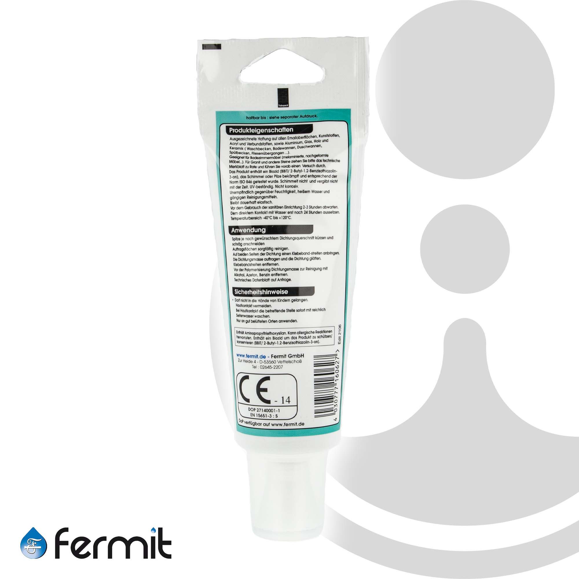 Fermit Silikon Fugendichtstoff Fermitopp N Silicone-Basis
