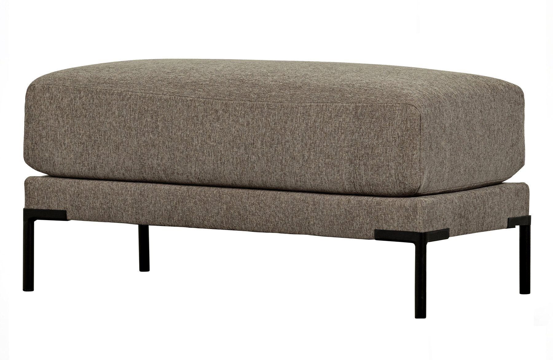 vtwonen Sofaelement Polsterhocker Schmal Couple - Stoff Taupe, freistellbar