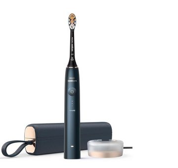 Philips Elektrische Zahnbürste Sonicare DiamondClean Prestige 9900 – Elektrische Zahnbürste, Aufsteckbürsten: 1 St., Zahnbürsten, Schallzahnbürste elektrisch,Ladeetui, Elektrische Zahnbürste, Drucksensor SenseIQ, Zahn Reinigung Gerät