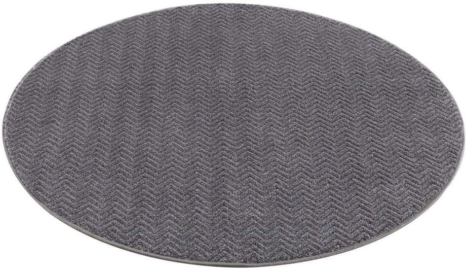 Carpet City Teppich Friseé-Teppich FANCY805, rund, günstig online kaufen