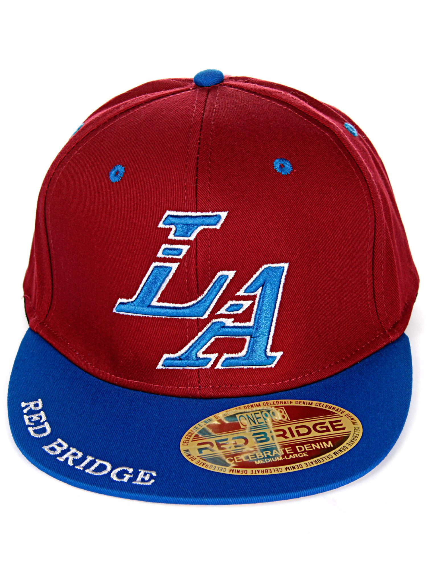 RedBridge Snapback Cap „LA“ – 3D-Stickerei, Verstellbar und Farbstark