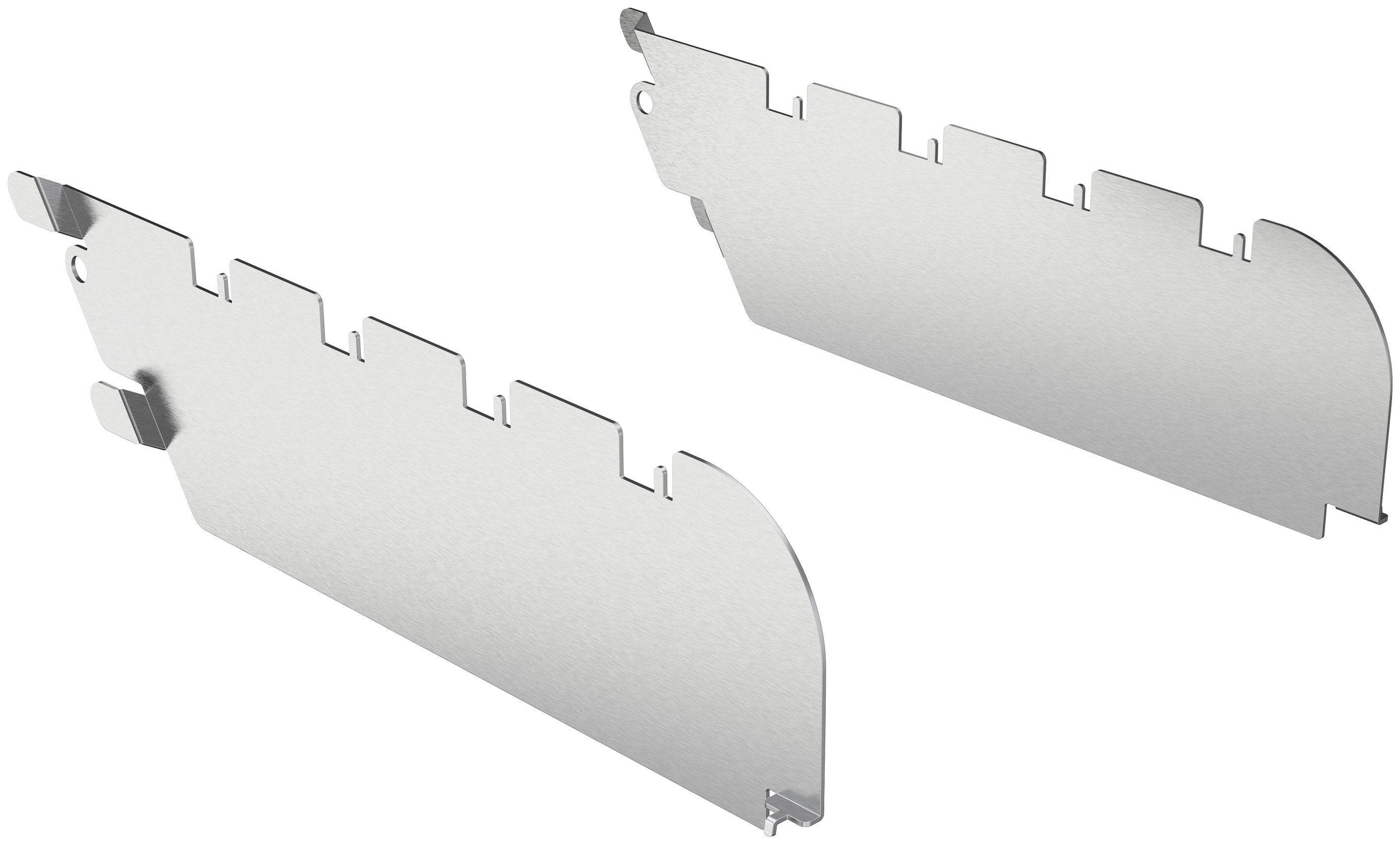 RÖSLE Grill-Windschutz VIDERO, 25398 (2-St), für Primezone, hochwertige Halterung für Grillspieße, Edelstahl