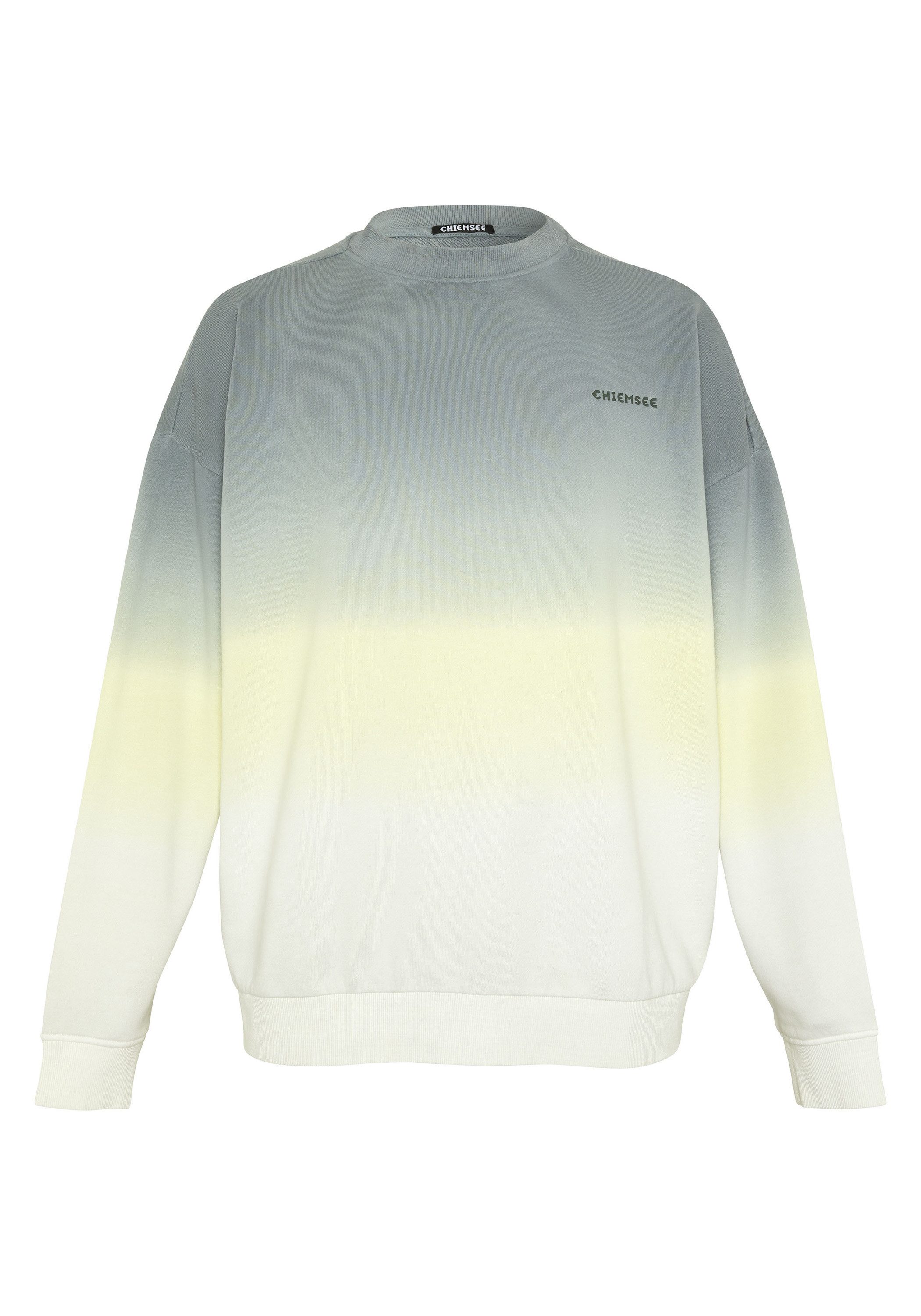 Chiemsee Sweatshirt Sweatshirt mit Backprint und Effekt-Färbung 1