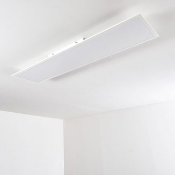 hofstein Panel »Posmon« LED Deckenpanel moderne aus Kunststoff in Weiß, 4000 Kelvin, Panel, 3000 Lumen, rechteckiges Deckenpanel