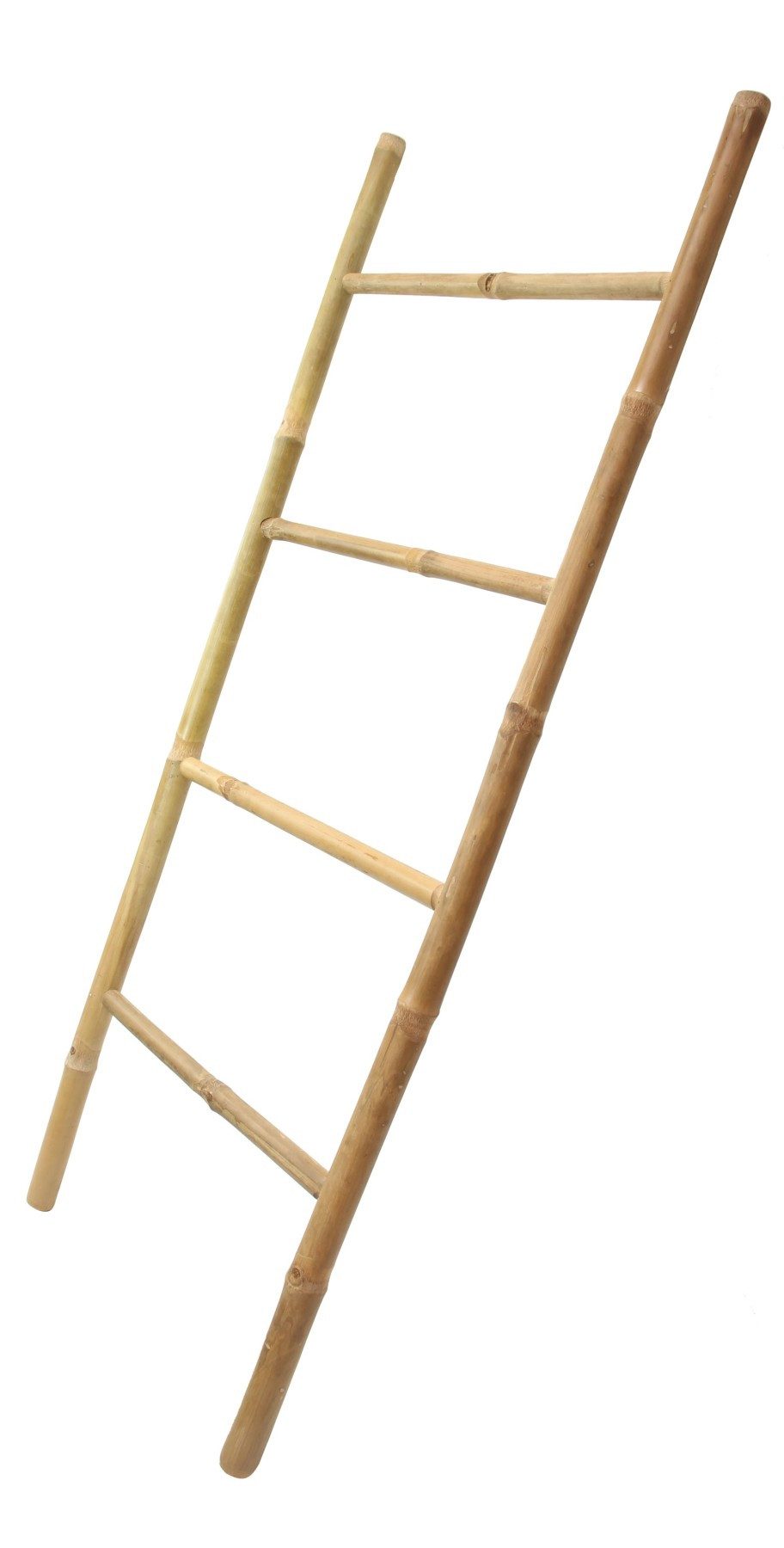 Dekoleidenschaft Dekoleiter "Tropical" aus Bambus, 115cm hoch, Handtuchhalt günstig online kaufen