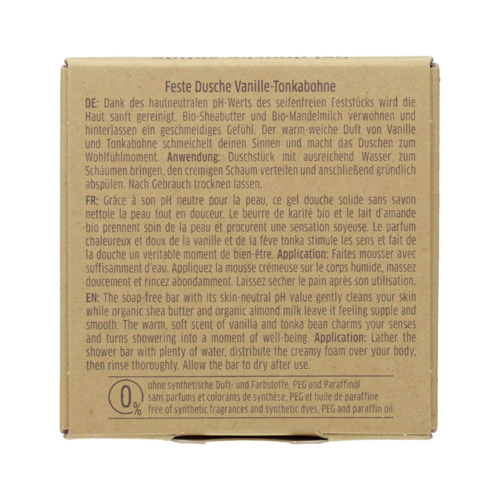 Bioturm Feste Duschseife BIOTURM feste Dusche Vanille-Tonkabohne Nr.138