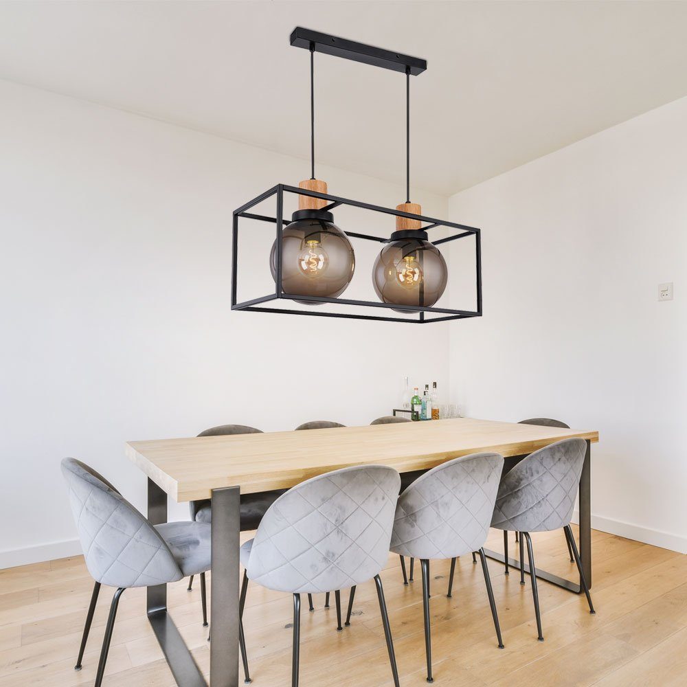 GLOBO LIGHTING Pendelleuchte, Leuchtmittel nicht inklusive, Pendelleuchte Industriell Hängeleuchte Esszimmer
