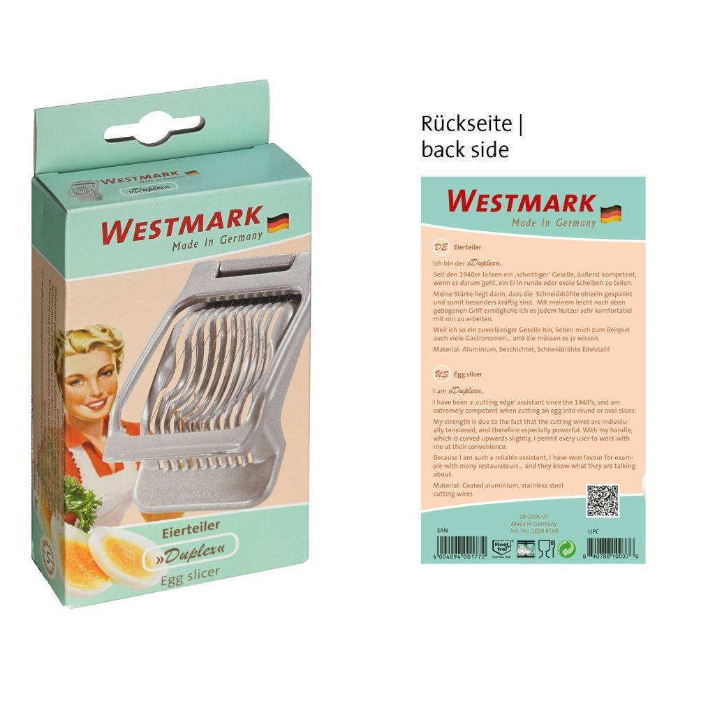Westmark, Retro WESTMARK Duplex Look Eierteiler Allzweckmesser
