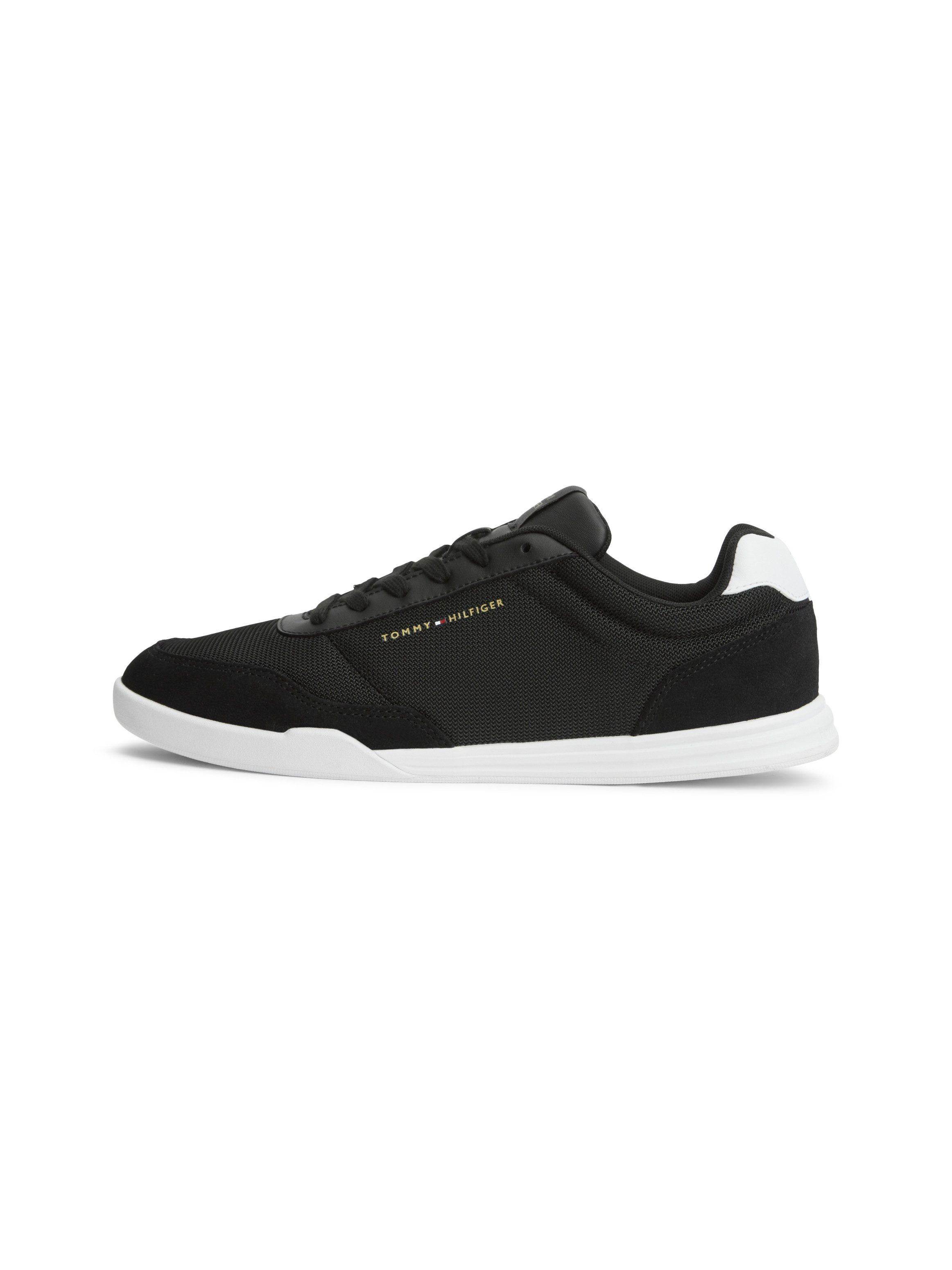 Tommy Hilfiger LO PRO CUPSOLE NYLON SUEDE MIX Sneaker Freizeitschuh, Halbschuh, Schnürschuh mit seitlichem Logo – Bild 4 von 5