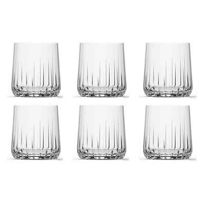 Pasabahce Gläser-Set Nova 6er, Glas, Nova 420154 6er-Set Trinkglas Wasserglas Kristallook