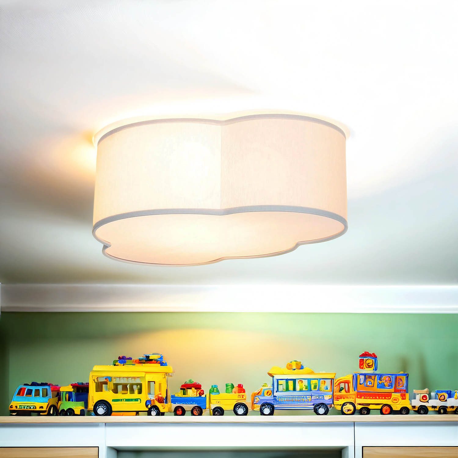 Licht-Erlebnisse Deckenleuchte WOLKI, ohne Leuchtmittel, Wolkenlampe günstig online kaufen