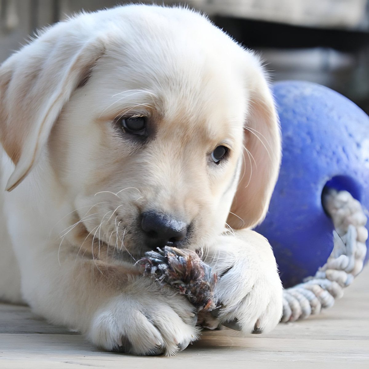 Holland Animal Care Tierball Hundespielzeug Romp-n-Roll blau