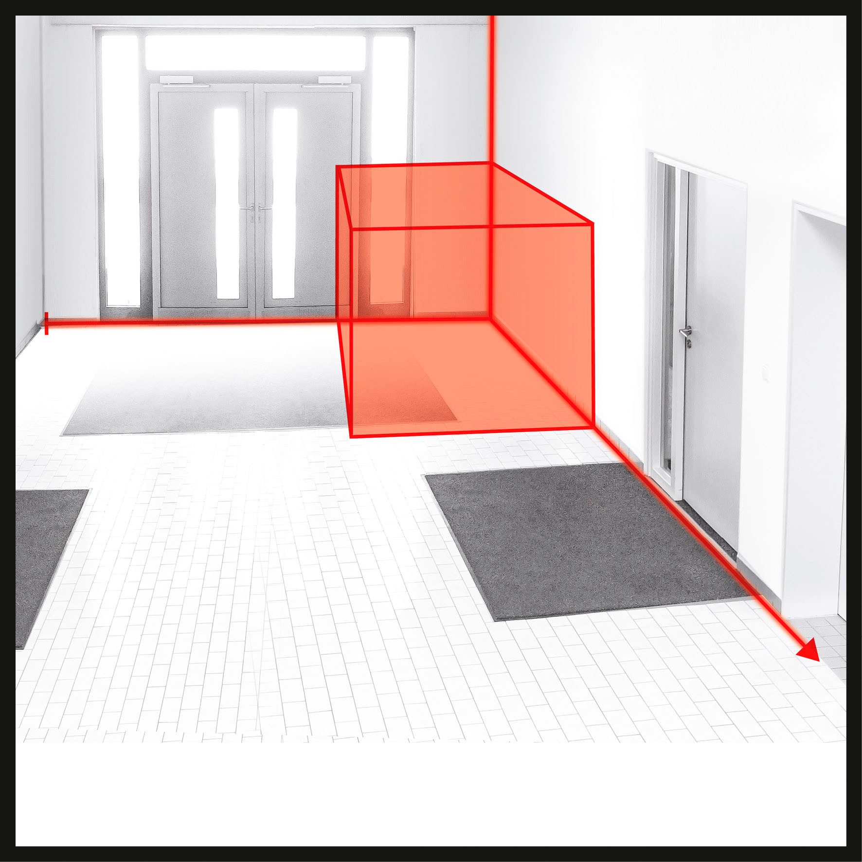 Einhell Lasermessgerät Laser-Distanzmesser TC-LD 25