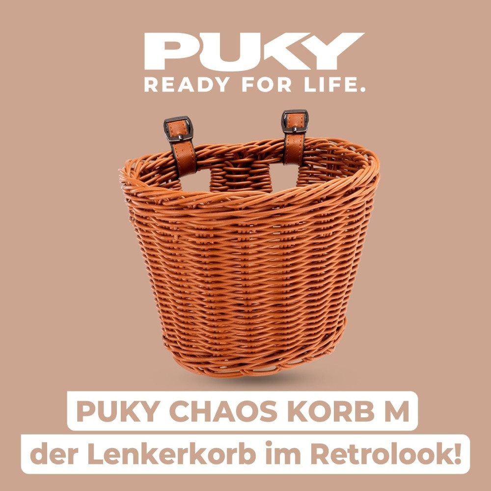 Puky Fahrradkorb Puky Lenkerkorb Chaos Korb M, braun, Fahrrad, Scooter, Lernrad