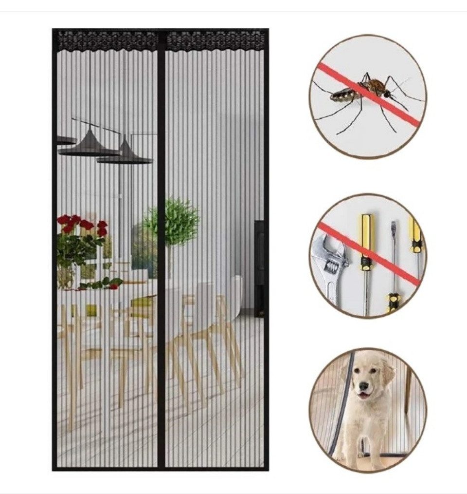 DOPWii Türvorhang Magnet 100x210cm Fliegengitter Fenster günstig online kaufen