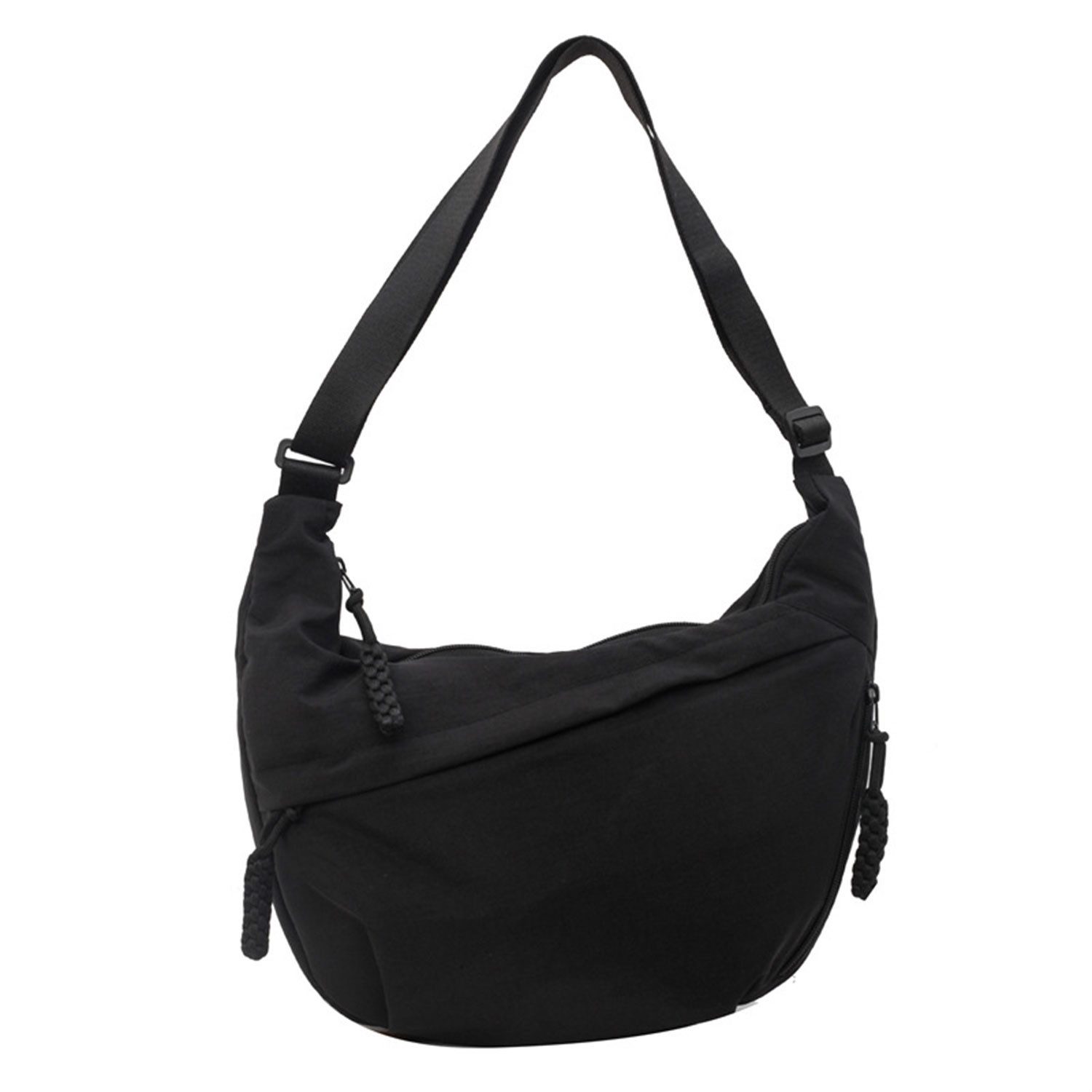 Damen Umhängetasche Mit Kordelzug - Leichte Nylon Shopper Für Alltag & Reisen