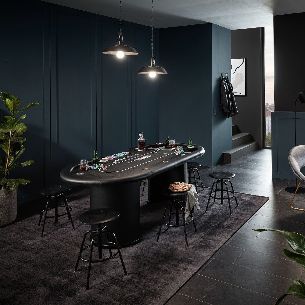 HOME DELUXE Spieltisch Pokertisch FULL HOUSE 215 x 106 x 78 cm, (inkl. Getr günstig online kaufen