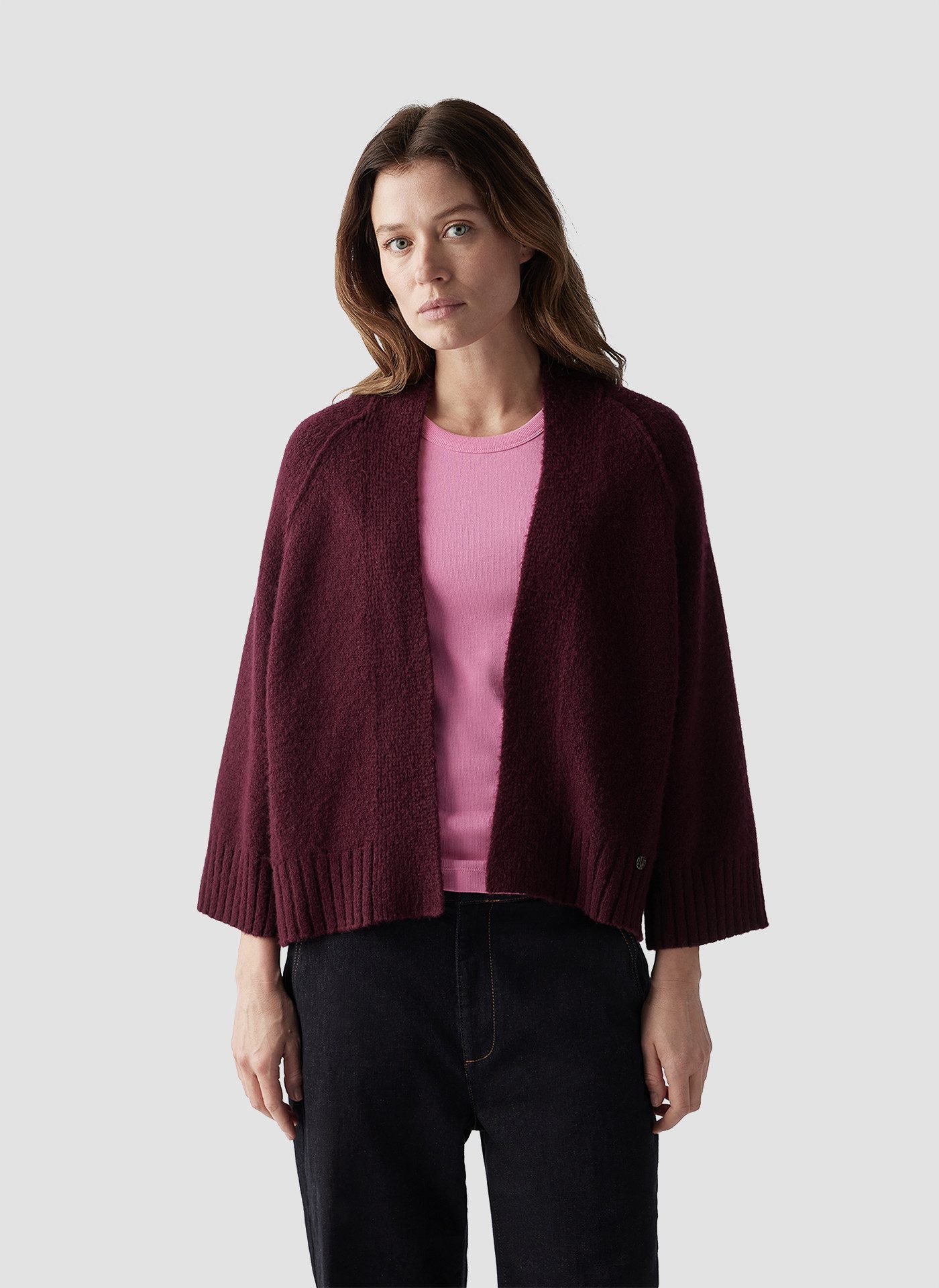 Strickjacke LeComte Verschlussloser eleganter Strick-Cardigan