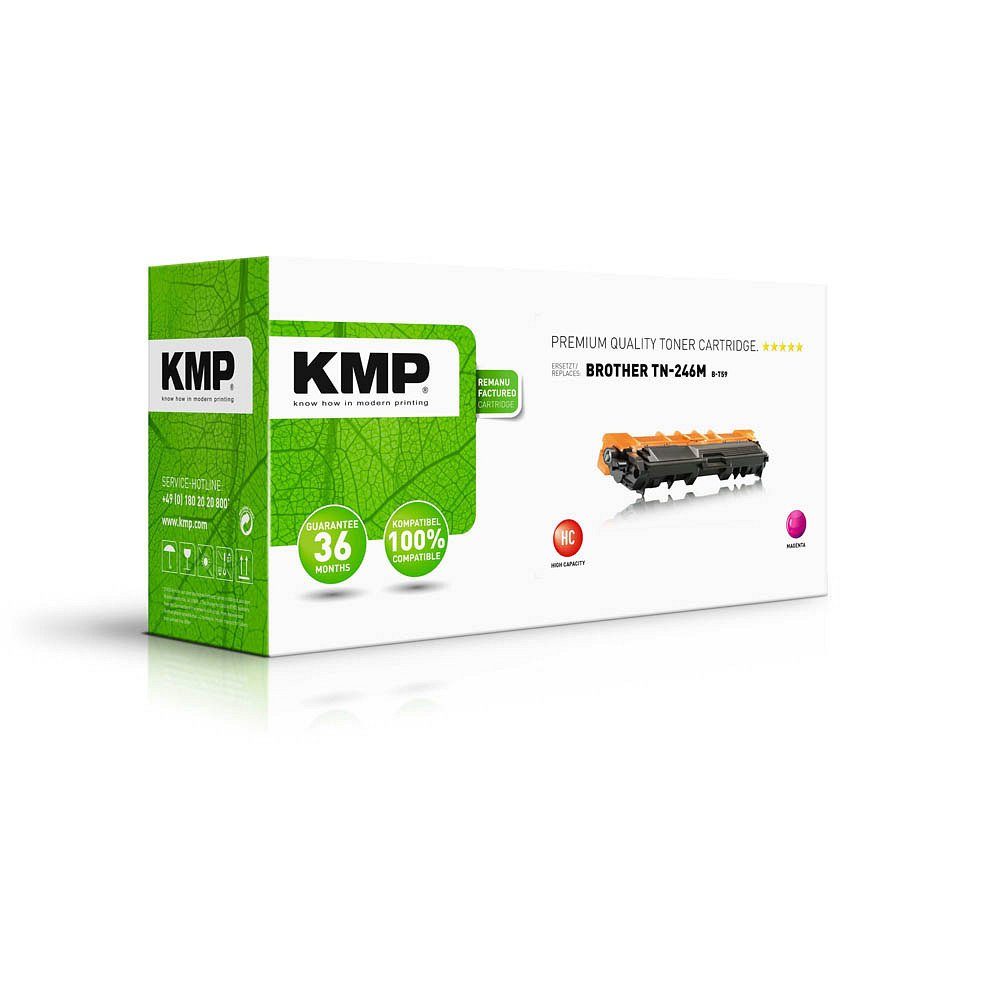 KMP Tonerkartusche 1 Toner B-T59 ERSETZT Brother TN-246 - magenta, (1-St)