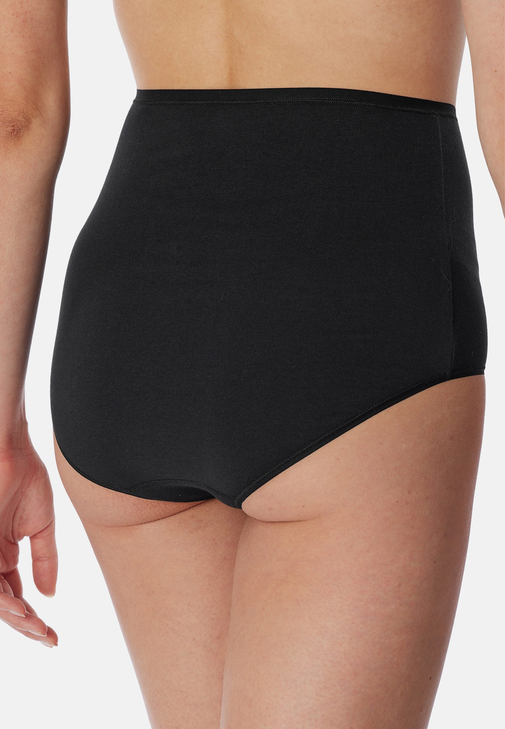 Schiesser Maxislip 4er Pack 95/5 Organic Cotton (Spar-Set, 4-St) Maxi Slip - Baumwolle - Besonders flache Nähte und supersofter Bund 