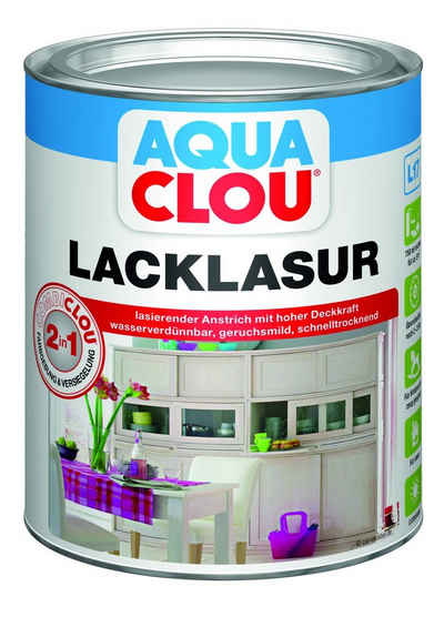 Aqua Clou Holzlack Aqua Clou Lacklasur L17 Nr.13 750 ml palisander