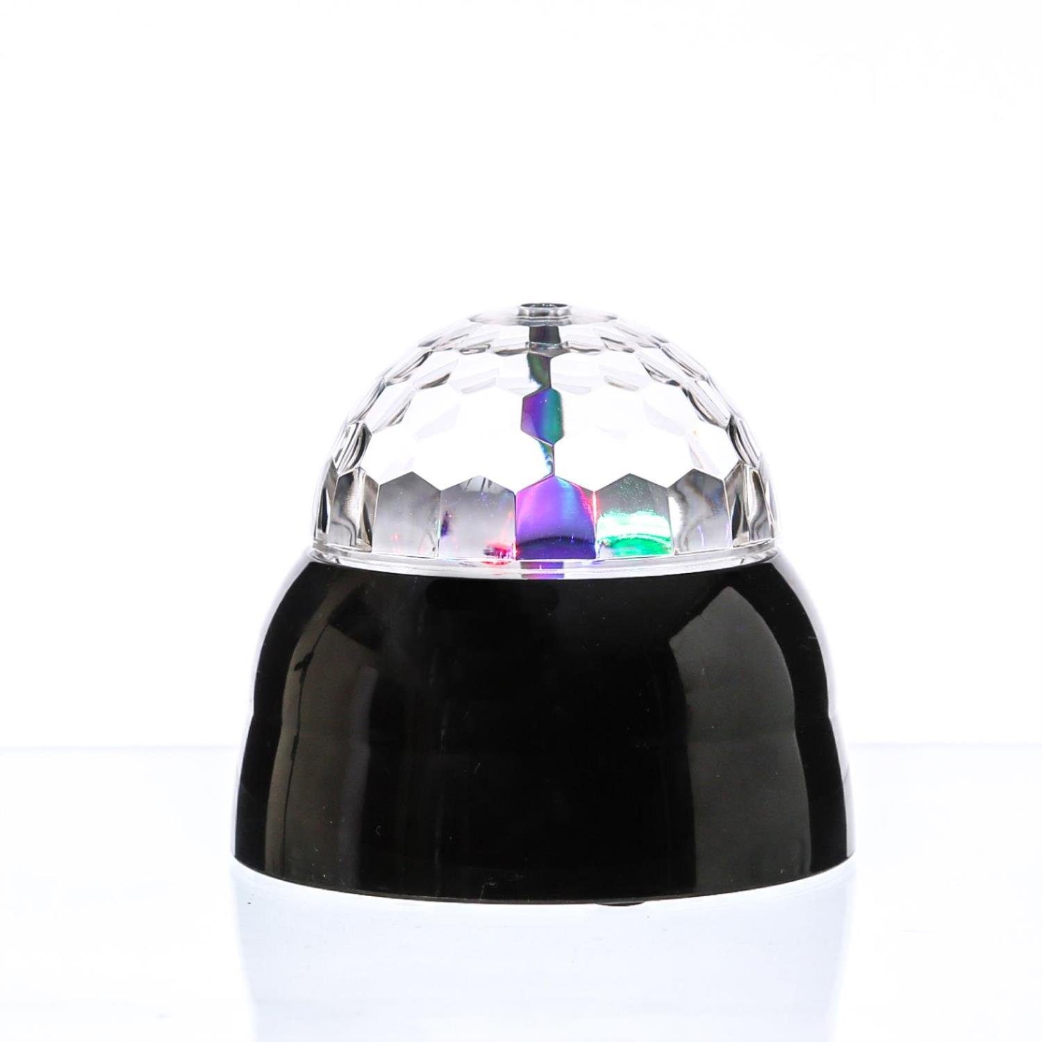 Showlite Discolicht PBM-5 Mini-Party-Ball, LED fest integriert,  Farbwechsler, kleine LED Discokugel für Party, Bar, mobile DJs