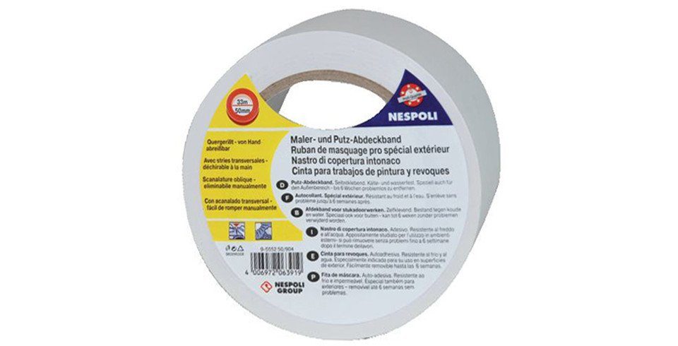 Nespoli Kreppband Nespoli Maler-Gipserband 50 mm x 33 m