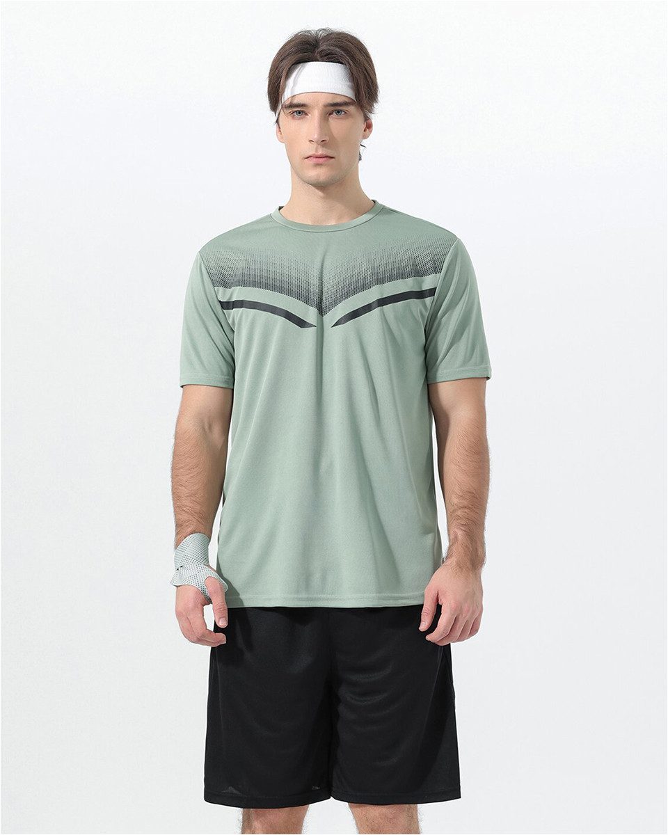 YOUTHUP Sportanzug, Trainingsanzug Herren Set T-Shirt und Kurze Hose Bequeme Passform