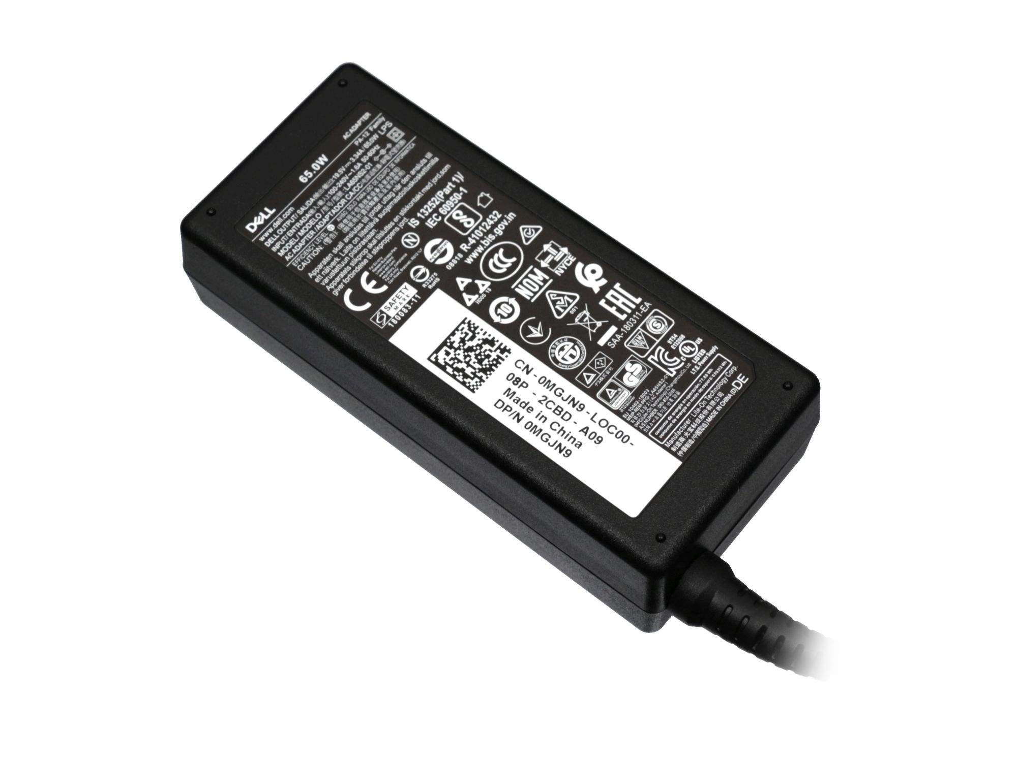 DELL 65W AC Adapter (With EU Power Cord) 4.5MM Notebook-Netzteil