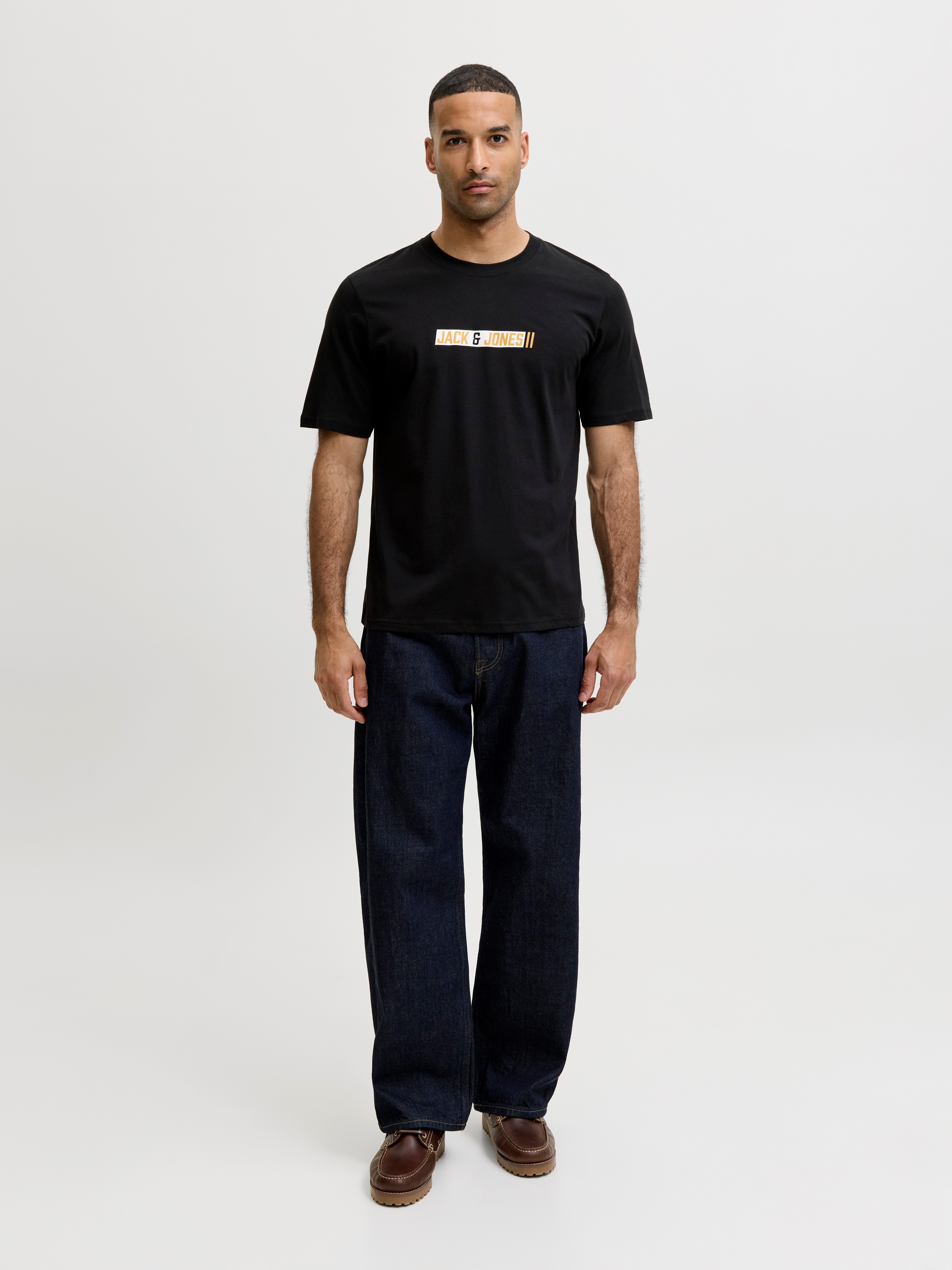Jack & Jones Rundhalsshirt JJMUNK TEE SS CREW NECK Baumwolle, regular fit – Bild 5 von 5