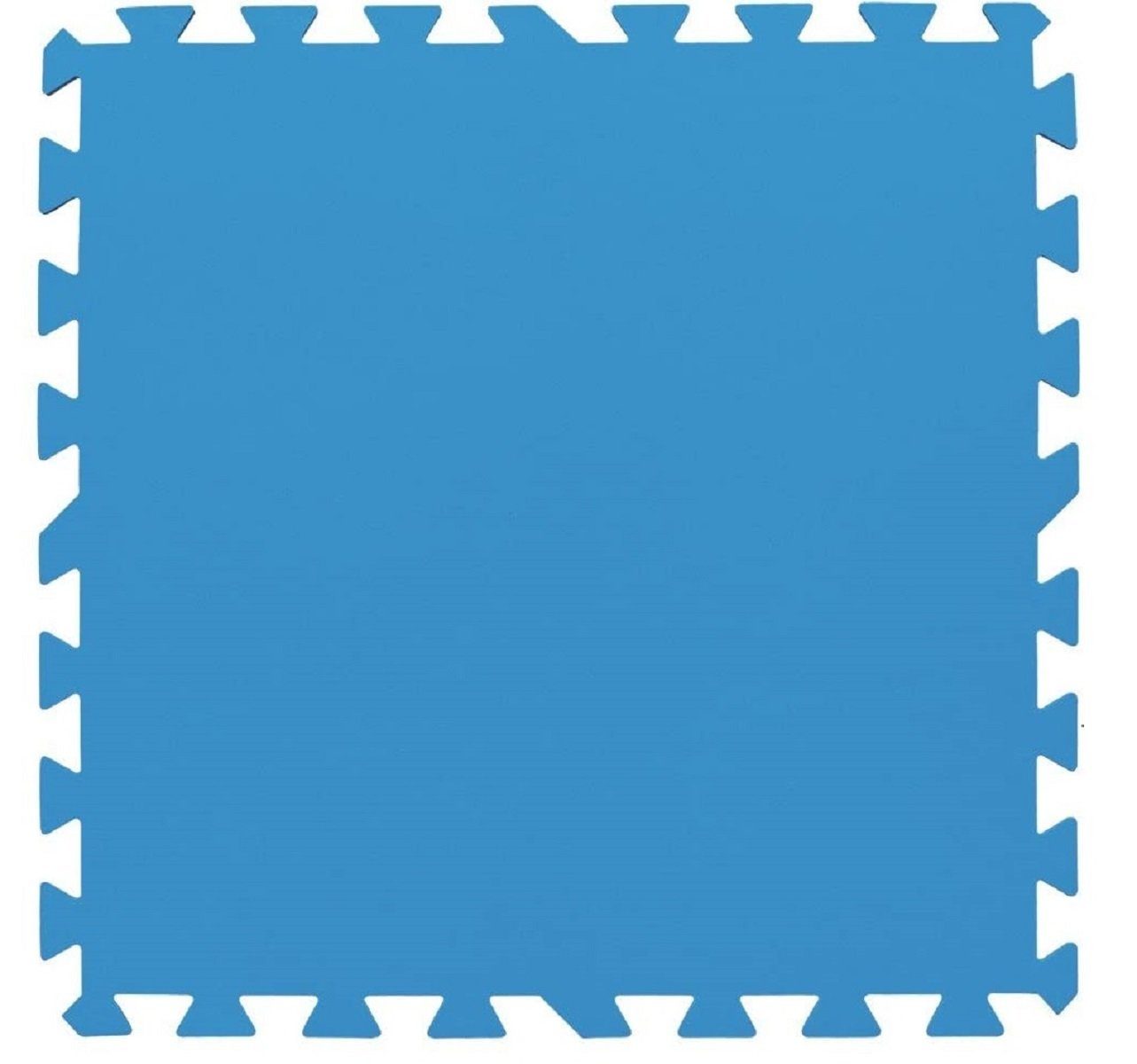 Bestway Pool-Bodenschutzfliese Flowclear Pool-Bodenschutzfliesen-Set, 8 Stück á 50 x 50 cm, blau, Schützt Poolboden, einfache Verlegung