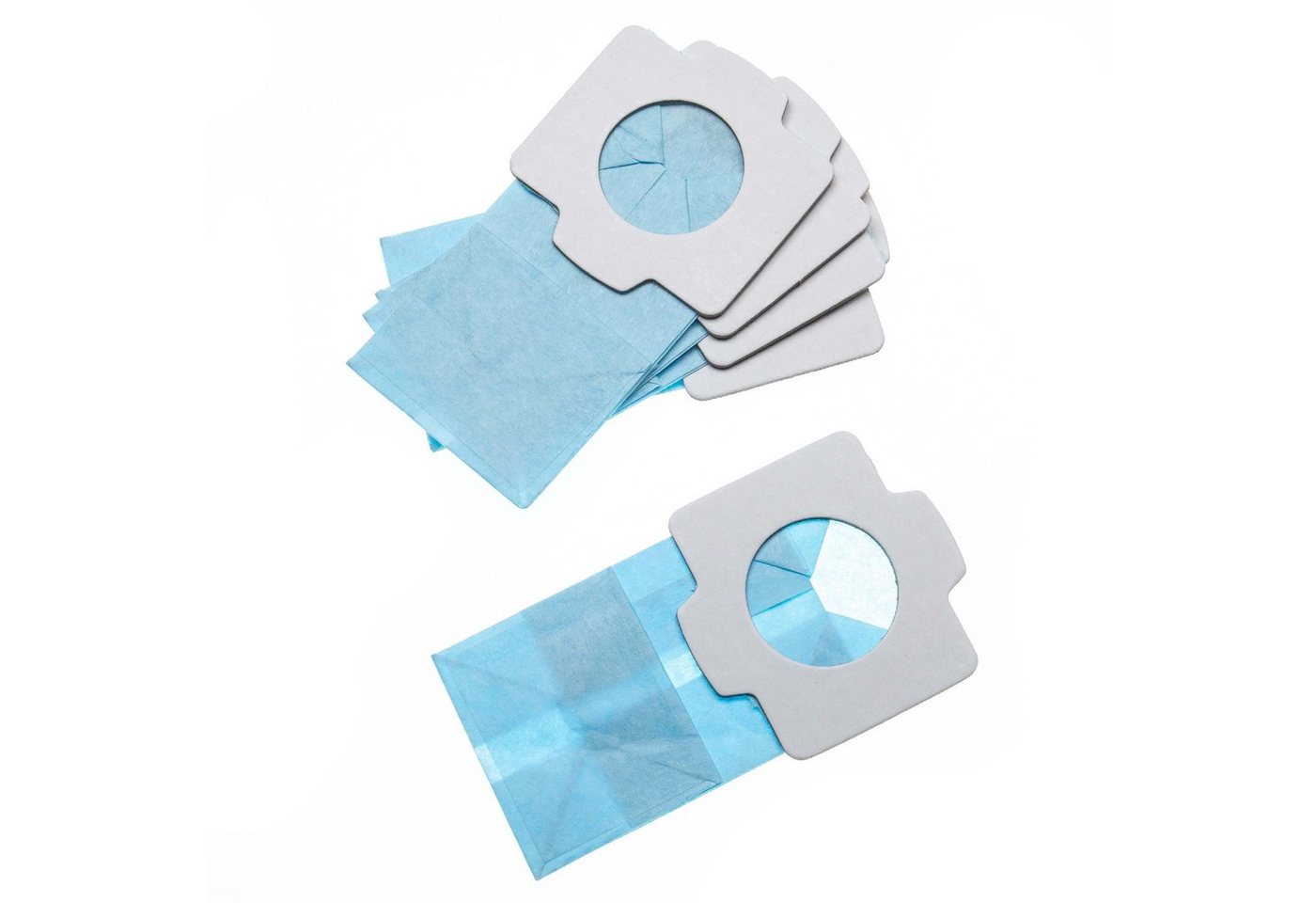 Thumbnail - vhbw Staubsaugerbeutel, 10 St., passend für Makita CL107, CL102, CL102D, CL104D, CL107D, CL072, CL072D Staubsauger / Hau...