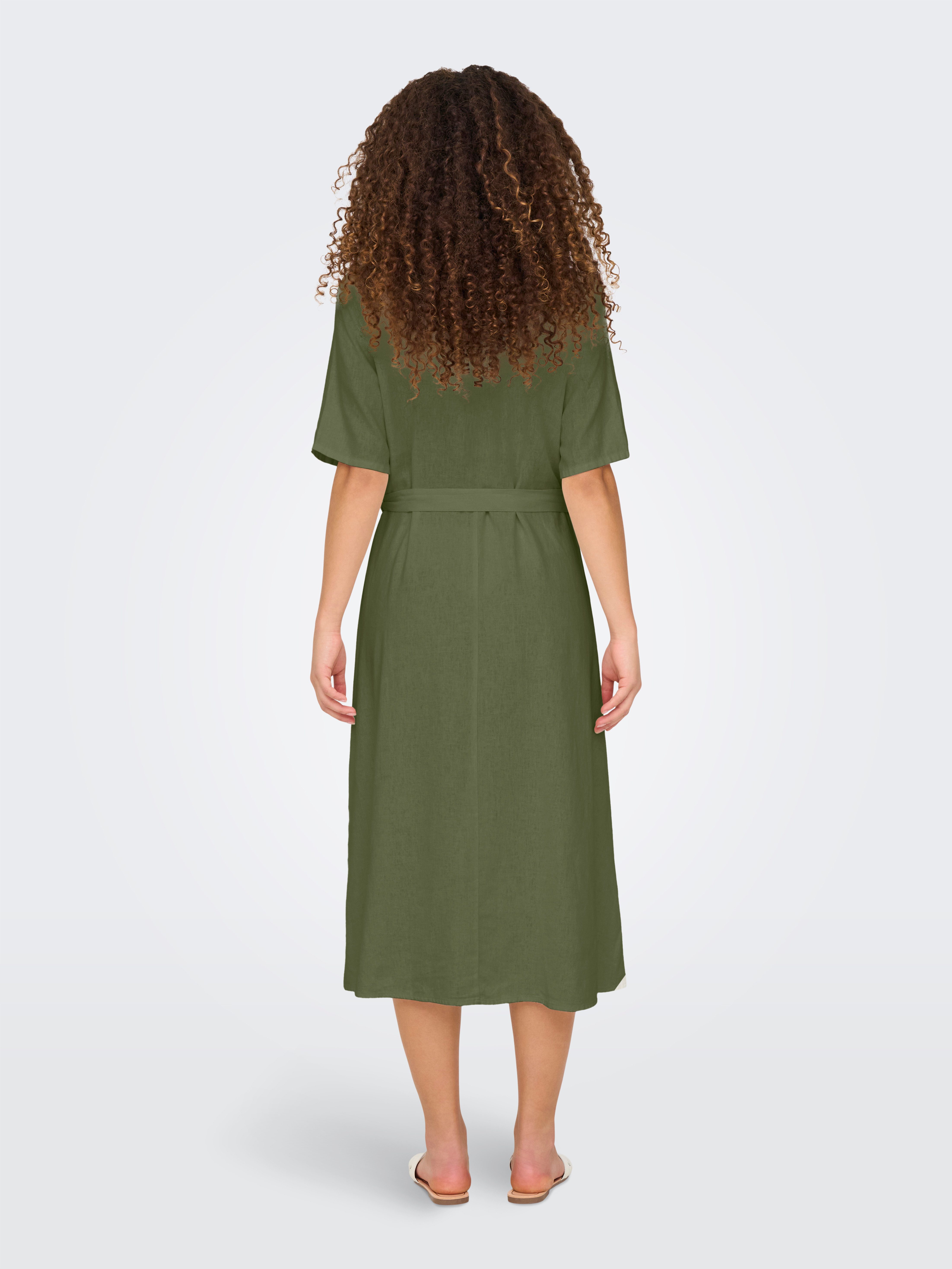 JDY Blusenkleid JDYSAY 2/4 MIDI SHIRT DRESS WVN NOOS Sommerkleid günstig online kaufen