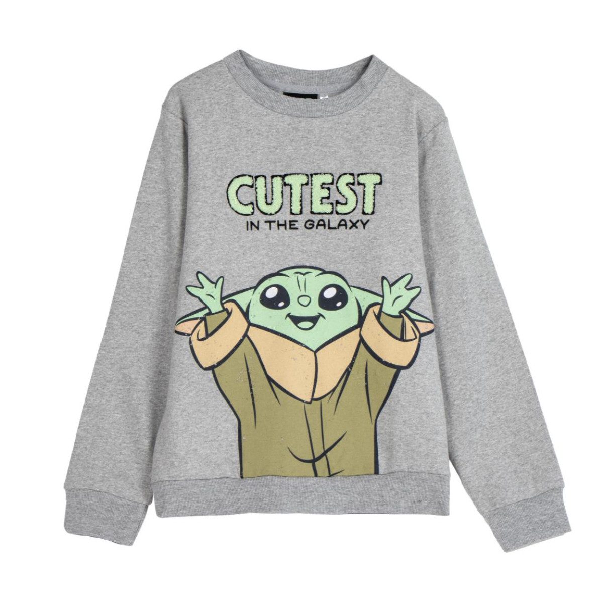 Cerda Sweatshirt Star Wars Mandalorian Grogu Sweatshirt Kinder Baumwoll-Mix
