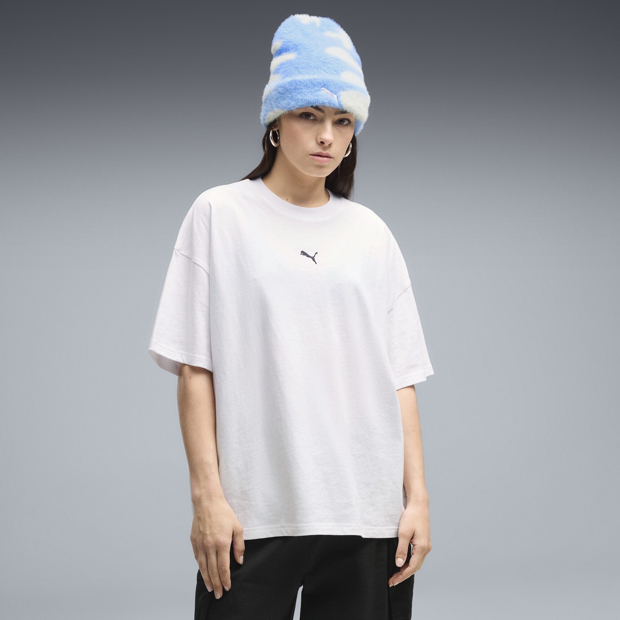 PUMA T-Shirt Essentials Oversized T-Shirt Damen
