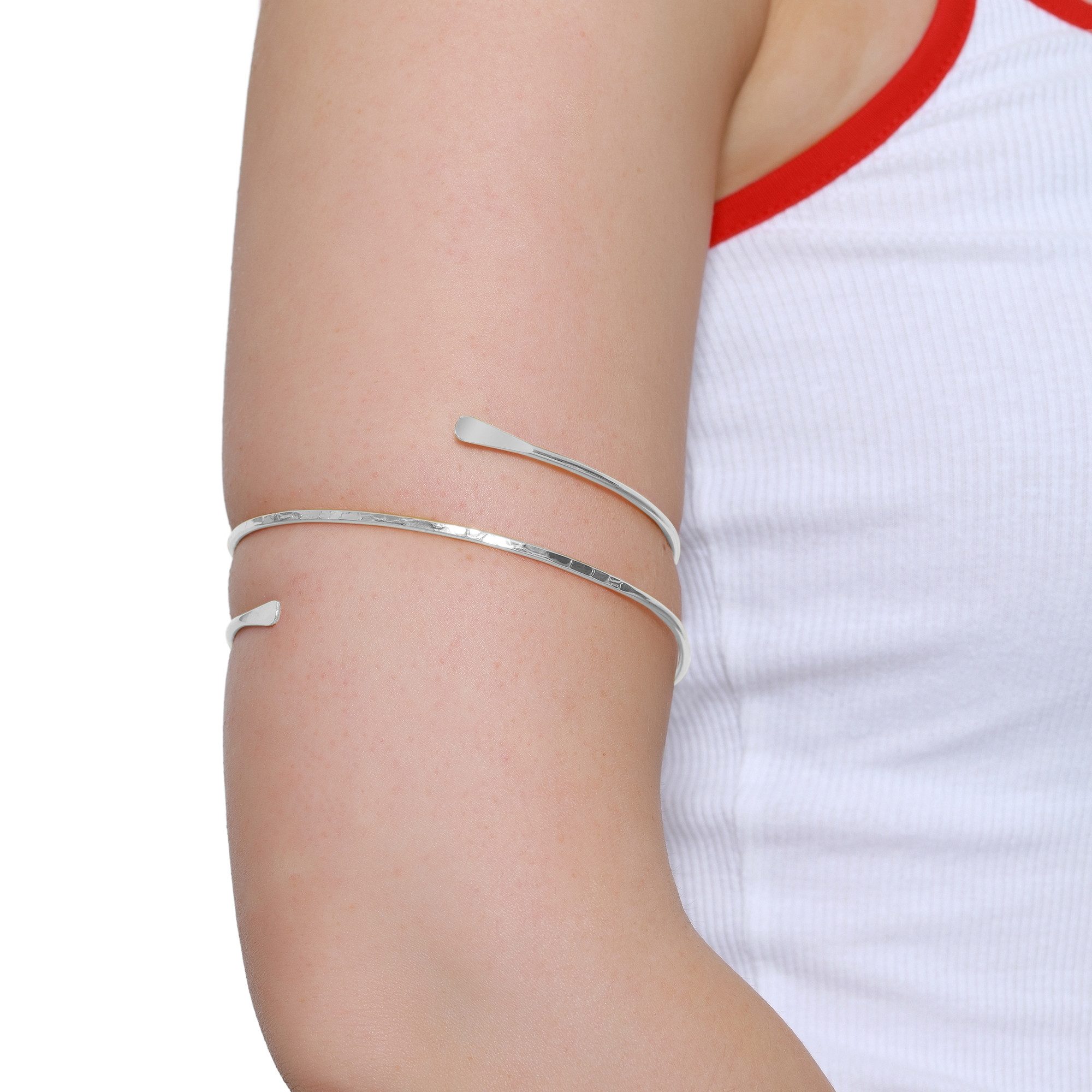 Heideman Armband Nerina silberfarben poliert (Armband, inkl. Geschenkverpackung), Upper arm cuff Damen – Bild 2 von 5
