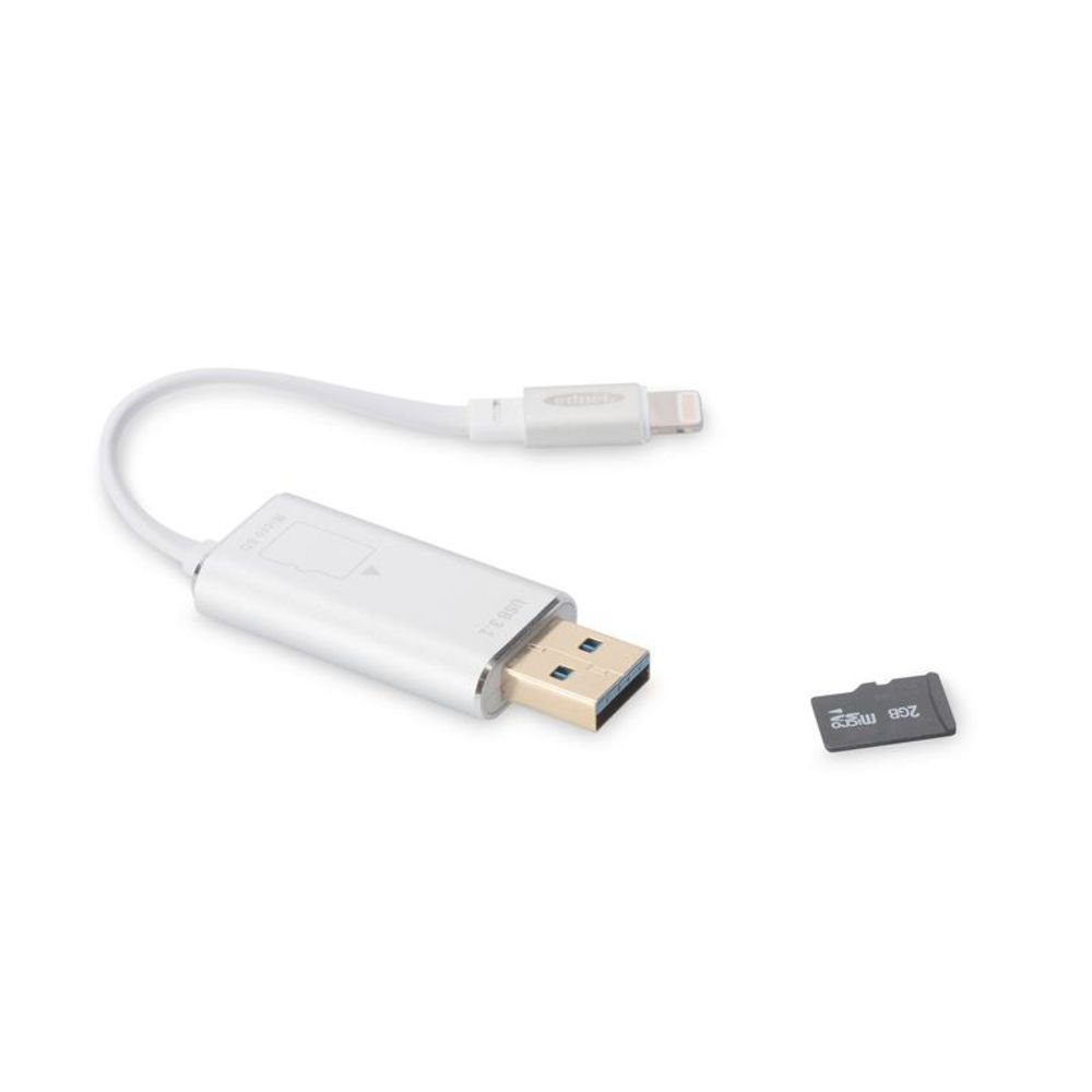 Speicherkartenleser 31521 Smart Memory mit App Speichererweiterung MicroSD bis 256GB