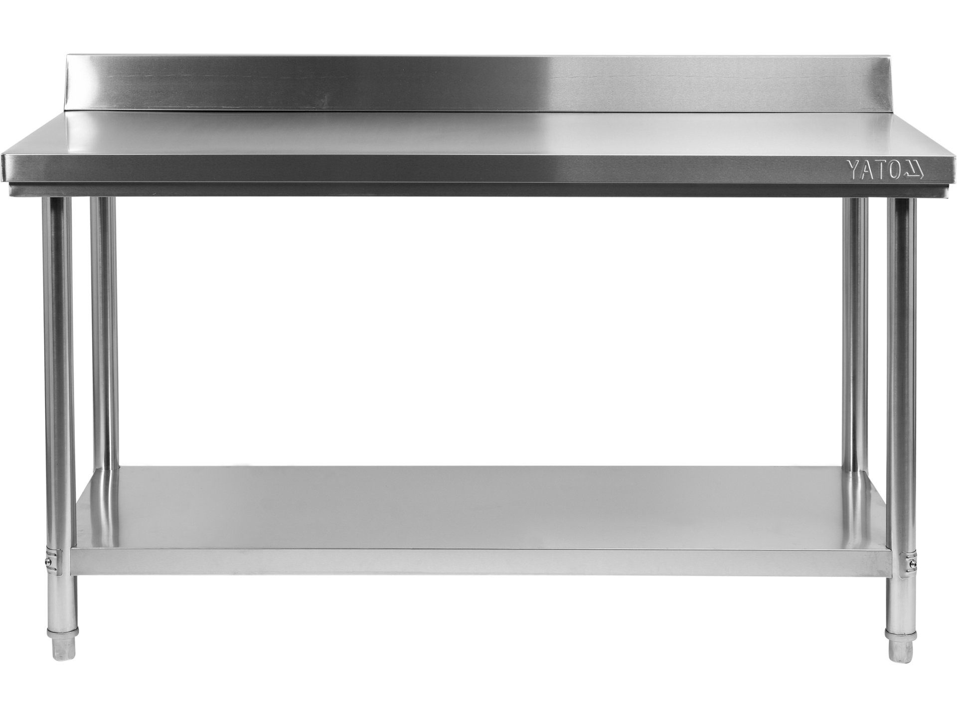 TRIZERATOP Arbeitstisch Edelstahl Arbeitstisch mit Regal 140x60x85+10 cm (Edelstahl Arbeitstisch mit Regal 140x60x85+10 cm, Edelstahl Arbeitstisch mit Regal 140x60x85+10 cm)