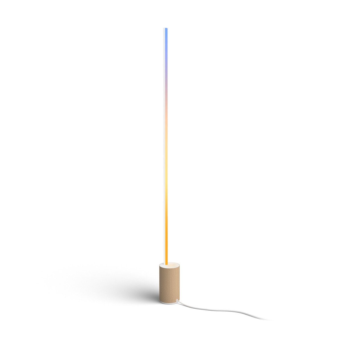 Philips Hue LED Stehlampe Gradient Signe Oak Stehleuchte, LED wechselbar