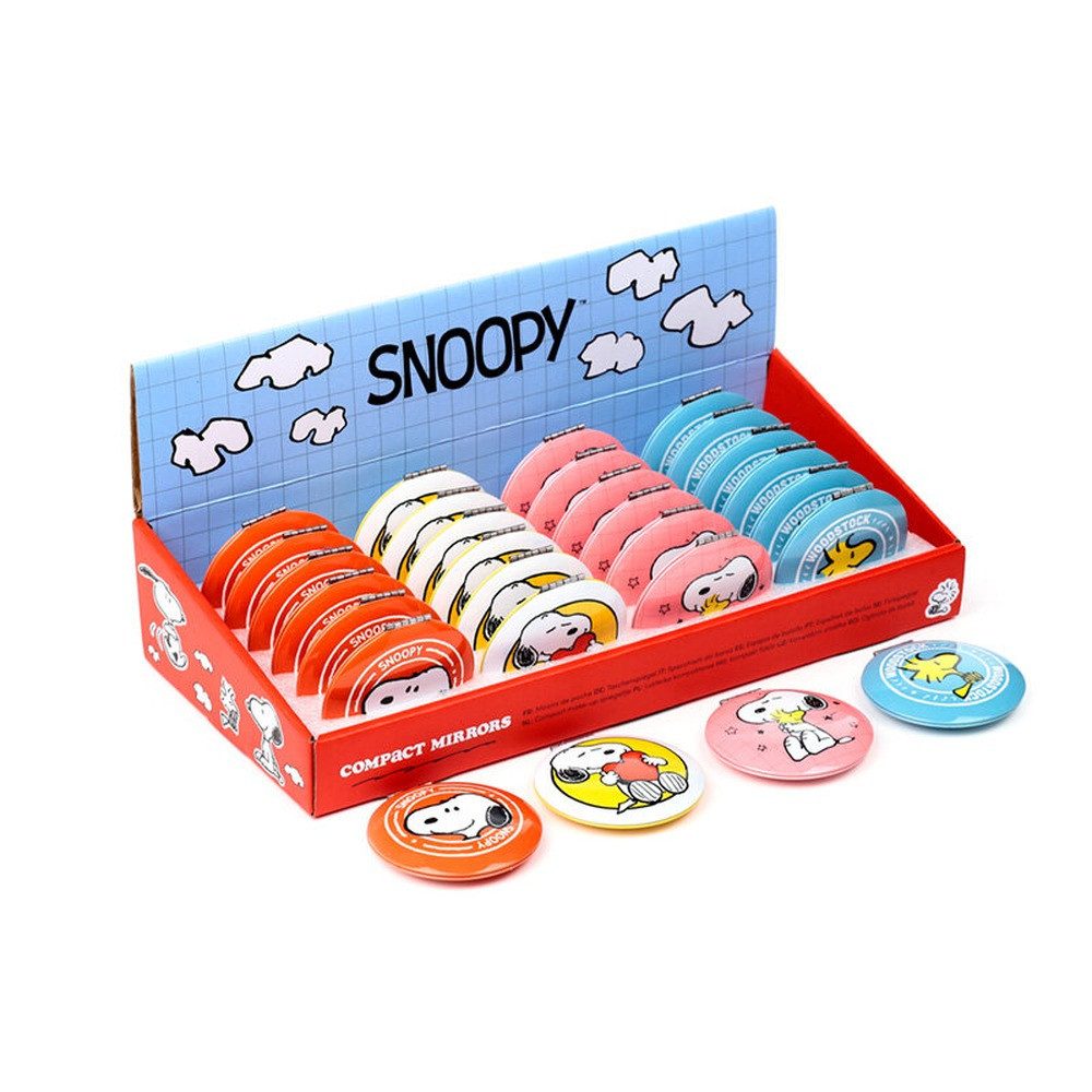 Puckator Taschenspiegel Peanuts Snoopy & Woodstock Taschenspiegel