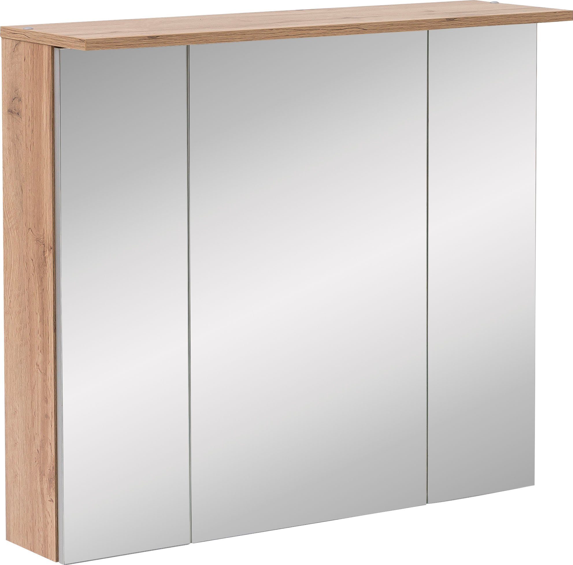 Schildmeyer Spiegelschrank Nora, Spiegelschrank, Made in Germany, B: 80,5 cm Solide Verarbeitung - Dieses Produkt ist in Deutschland gefertigt