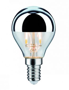 Paulmann LED-Leuchtmittel Paulmann LED Tropfen 2,5W E14 230V Kopfspiegel Silber 2700K, Paulmann LED Tropfen 2,5W E14 230V Kopfspiegel Silber 2700K