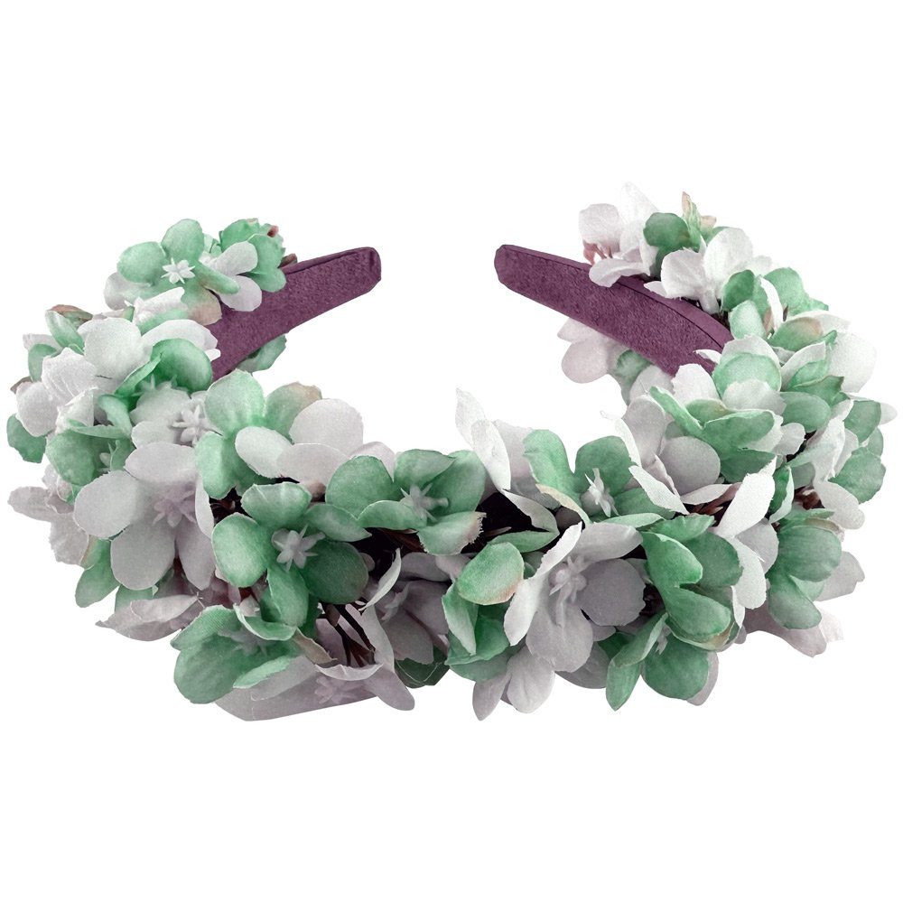 Trachtenland Haarreif Blumen Haarkranz "Marissa" mit zarten Blüten