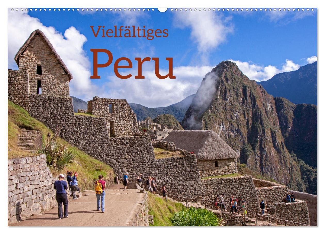 CALVENDO Wandkalender Vielfältiges Peru (Wandkalender 2027 DIN A2 quer), CALVENDO Monatskale